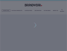 Tablet Screenshot of brandwear.ca